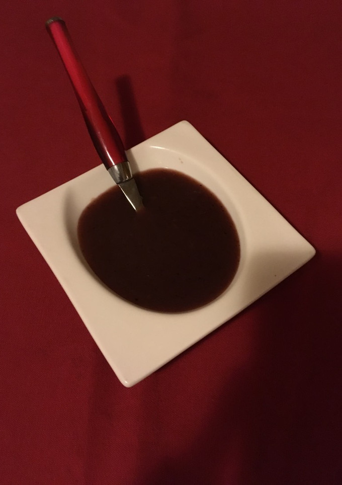Una foto de Salsa de frambuesa