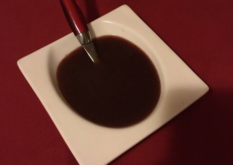 Salsa de frambuesa