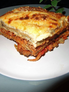 A picture of MOUSSAKA. JON STYLE.