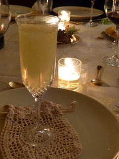 Una foto de Sorbete de cava y limón