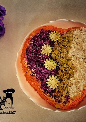 عکسی از دستور سالاد ماکارونی قالبی