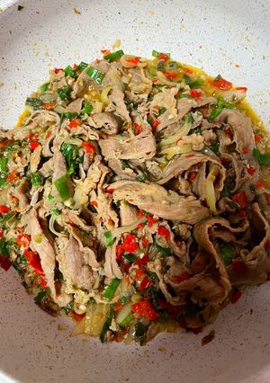 Foto resep Tumis Daging Sliced Pedas