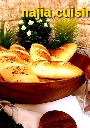 صورة لوصفة ميني باغيت بالعجينة السحرية 😍
