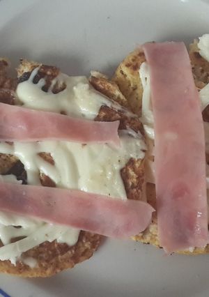 Una foto de Torticas de coliflor y avena