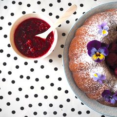 A picture of Raspberry & wild berry cider jam.