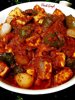कढ़ाई पनीर()(kadai paneer recipe in hindi) रेसिपी मुख्य फोटो