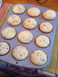 Una foto de Muffins con chips de chocolate