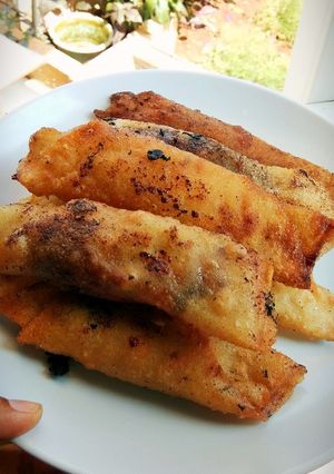 Foto resep Pisang Caramel dengan Kulit Lumpia homemade