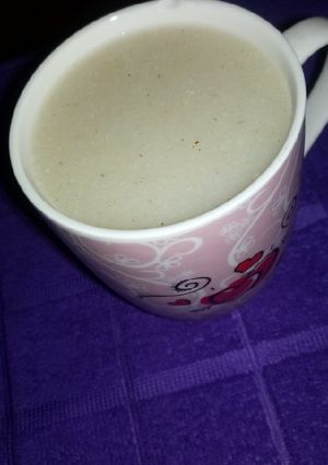 A picture of White porridge.