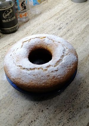 Una foto de Budín/ torta de banana