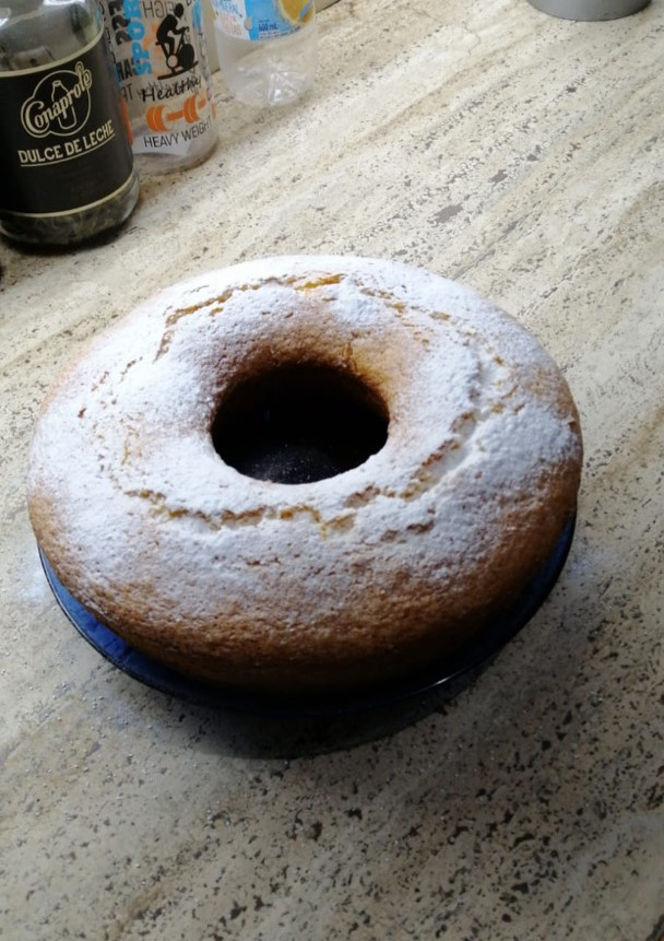 Una foto de Budín/ torta de banana