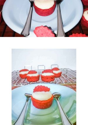 Foto resep Red Velvet Cheese Tart Mini