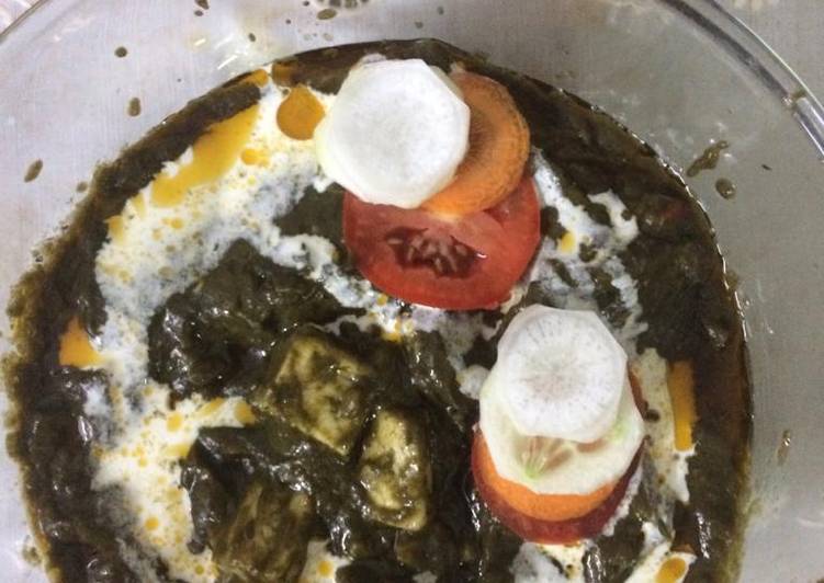 #palak paneer in my style