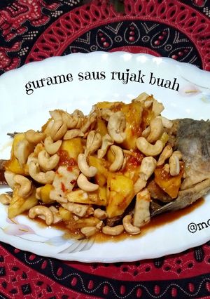 Foto resep Gurame Saus Rujak Buah