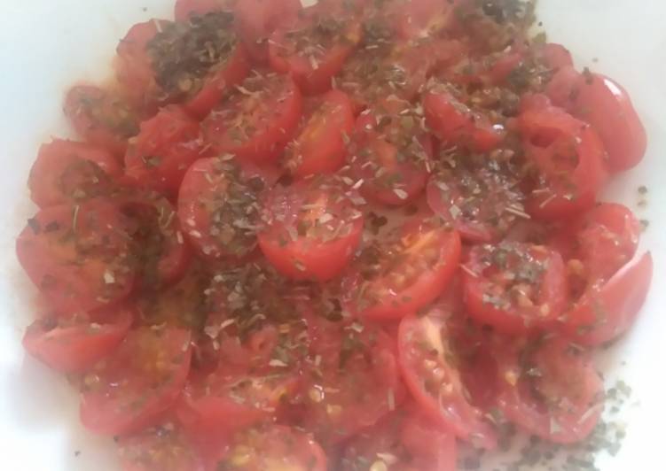 makanan Snack Cepat Sehat: Cherry Tomato Microwave Jadi, Enak