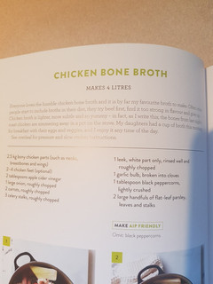 A picture of Pete Evans Chicken Bone Broth.