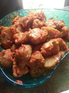 Foto resep Sambal goreng bakso tempe pedas
