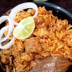 Spicy Soya Biryani A picture of Spicy Soya Biryani.