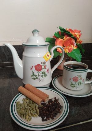 Black tea ainihin hoton girkin