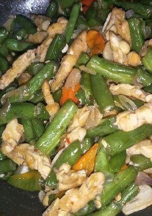 Foto resep Tumis tempe buncis