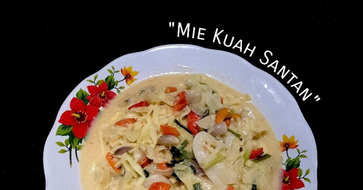 Mie Kuah Santan Pedas