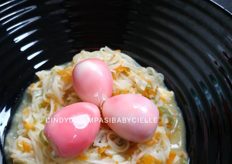 Resep: Makan di Dime51. MPASI 12 Misua Keju Ulang Tahun ❤