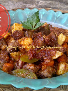 Foto resep Sambal goreng Hati & Lidah Sapi plus kentang wortel #kitaberbagi