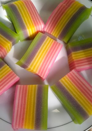 Foto resep Lapis rainbow 🌺