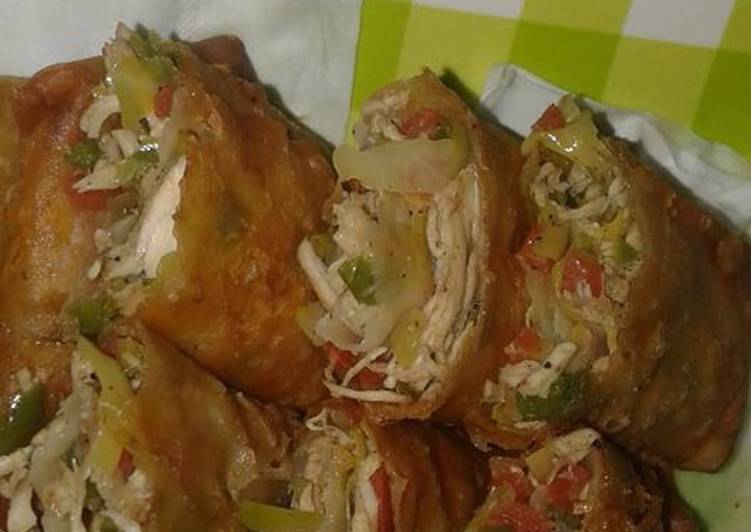 Recipe of Favorite Chicken veggi Chinese Roll