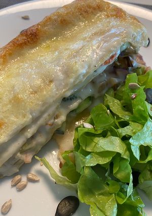Une photo de Lasagnes saumon légumes