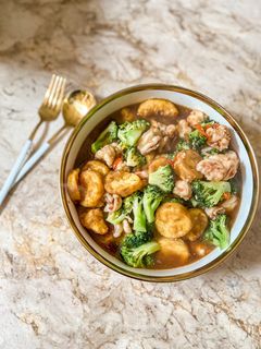 Foto resep Brokoli Tofu Udang