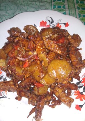 Foto resep Oseng tempe pentol😋