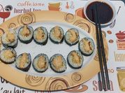 Gambar sushi roll udang