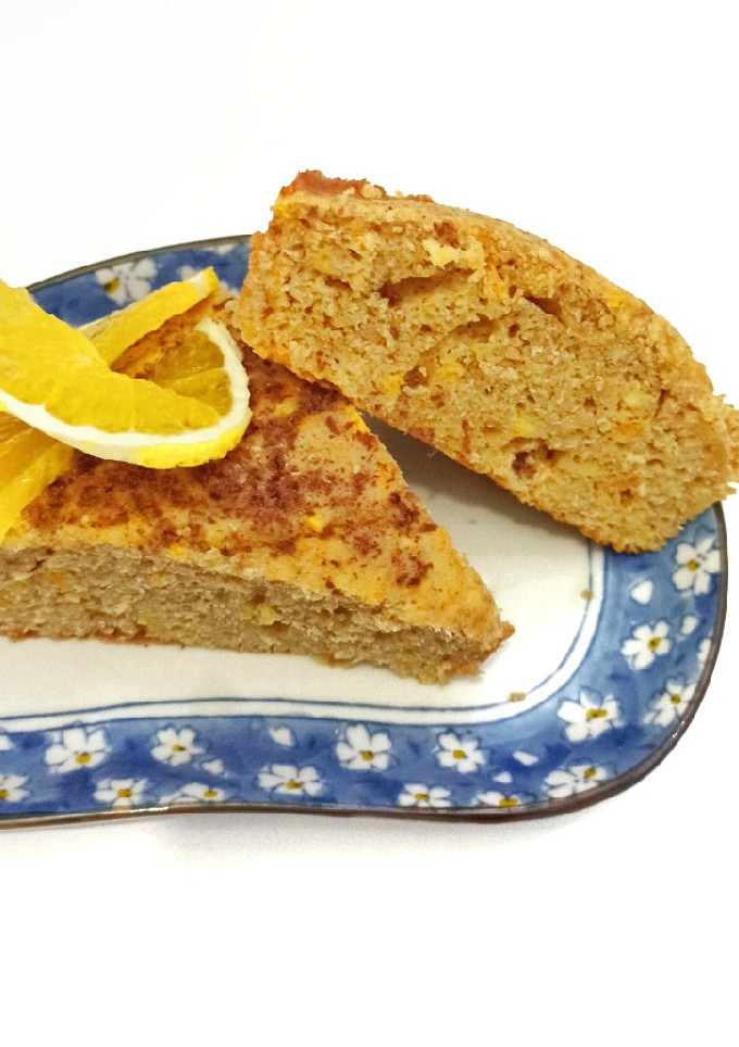 Una foto de Budín de Naranja saludable