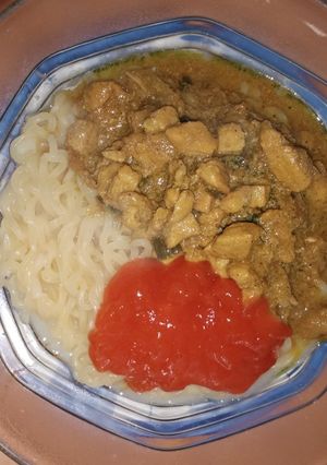 Foto resep Mie ayam indomie (kari ayam)
