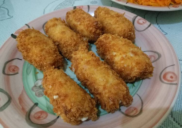Cara Gampang Membuat Mini Chicken Gordon Bleu ala bunda Anti Gagal