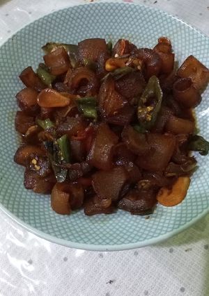 Foto resep Tumis Kikil Cabe Ijo