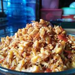 รูปของ Balado tempe puri nasi (teri medan)