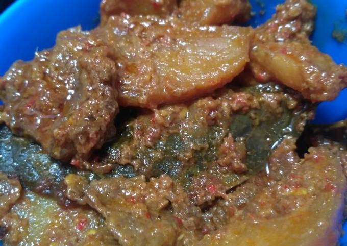 Resep: Rendang daging +kentang Simpel