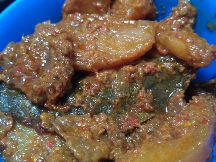 Resep: Rendang daging +kentang Simpel