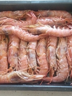 Una foto de Gambones al horno
