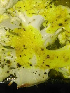 Una foto de Filete de coliflor asada al horno