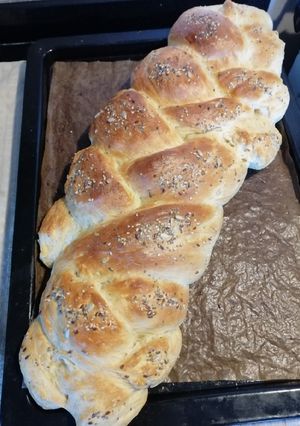Una foto de Trenza con semillas