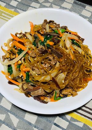 韓式雜菜 的食譜成品照片
