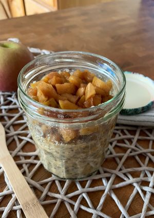 Une photo de ☆Overnight Oats façon Tarte aux Pommes☆