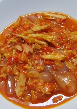 Foto resep Tumis Bawang Teri Pedas
