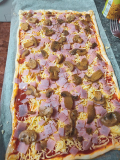 Una foto de Pizza casera