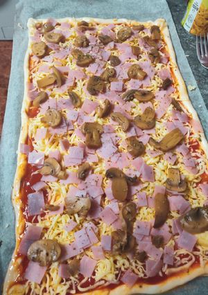 Una foto de Pizza casera
