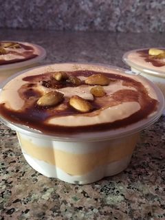 صورة لوصفة طبقات ايس كريم البرتقال مع الفانيلا🍨
