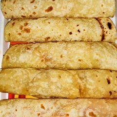 A picture of Kabab roll.